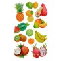 ΑΥΤΟΚΟΛΛΗΤΑ BSB GLITTER FRUITS (1 φύλλο)