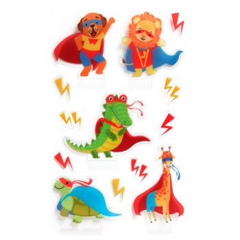 ΑΥΤΟΚΟΛΛΗΤΑ BSB POPUP ANIMAL (1 φύλλο)