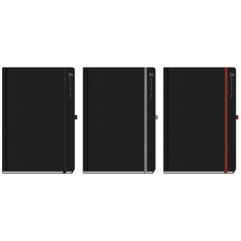 ΗΜΕΡΟΛΟΓΙΟ Η.Β BLACK RAINBOW ΗΜΕΡΗΣΙΟ 17χ25 ΜΕΓΑΛΟ ΛΑΣΤΙΧΟ(με τσέπη)