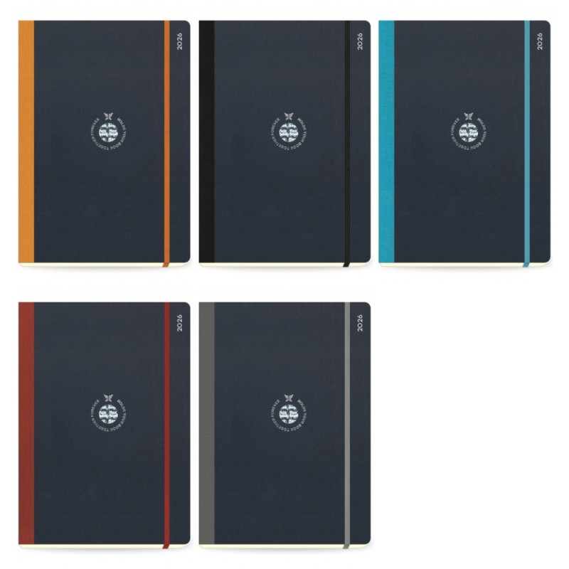 ΗΜΕΡΟΛΟΓΙΟ Η.Β FLEX BOOK  ΕΒΔΟΜΑΔΙΑΙΟ 19χ25 ΜΕΓΑΛΟ ΛΑΣΤΙΧΟ