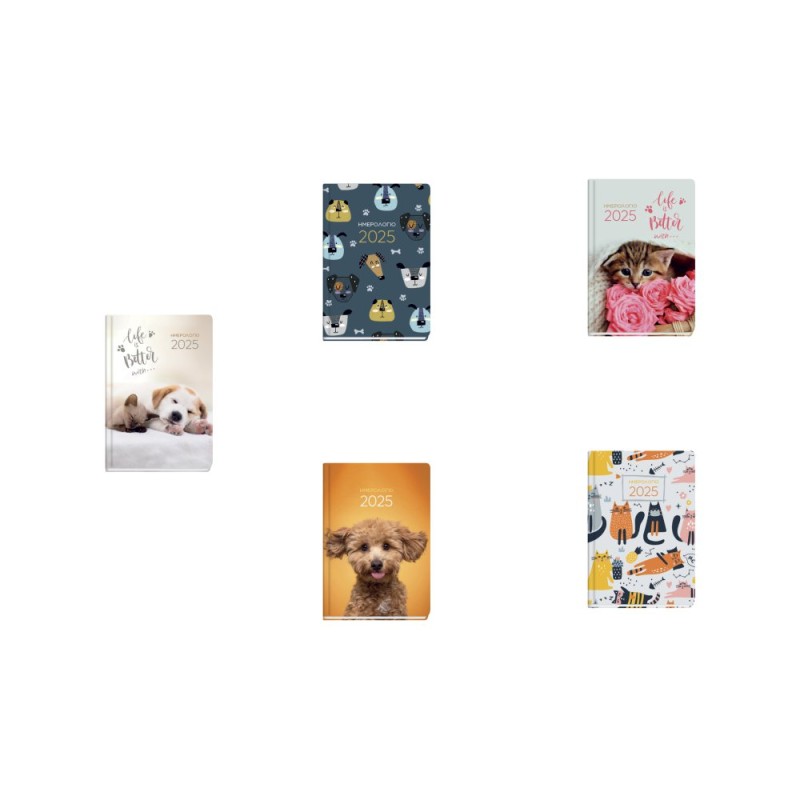 ΑΤΖΕΝΤΑ Η.Β DOGS & CATS ΕΒΔΟΜΑΔ.8χ12 ΜΙΚΡΗ