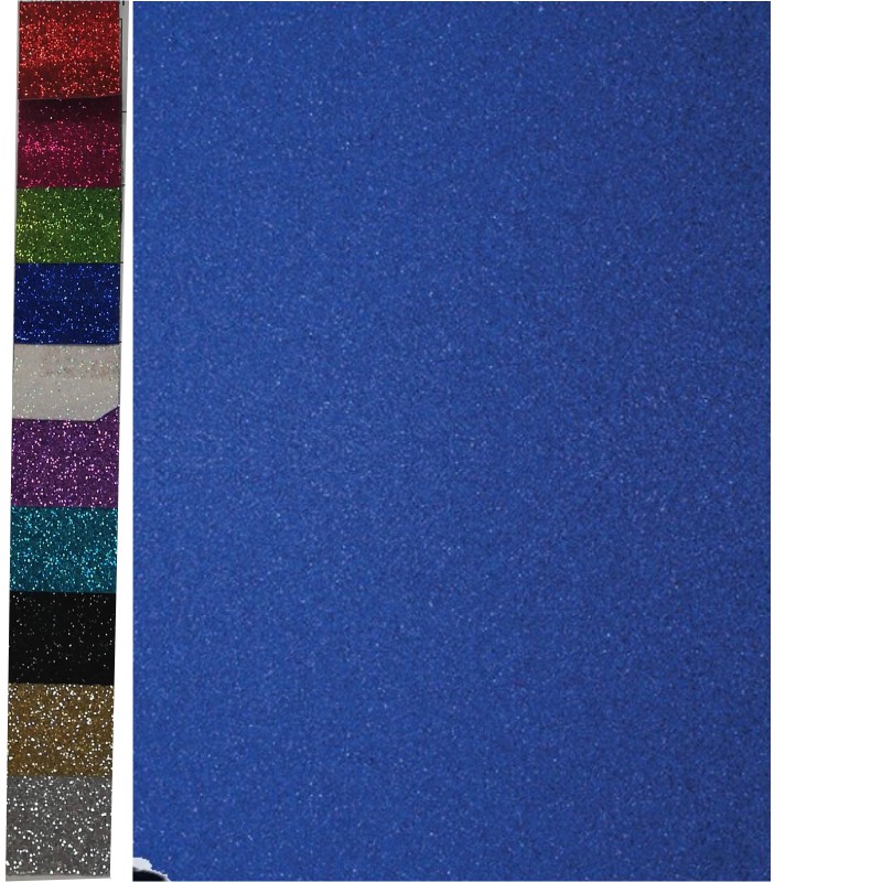 ΧΑΡΤΟΝΙΑ GLITTER COLORFIX 50χ70 BLUE 250γρ.