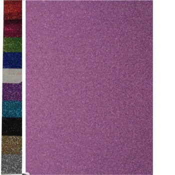 ΧΑΡΤΟΝΙΑ GLITTER COLORFIX 50χ70 VIOLET 250γρ.