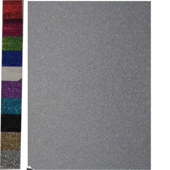 ΧΑΡΤΟΝΙΑ GLITTER COLORFIX 50χ70 SILVER 250γρ.