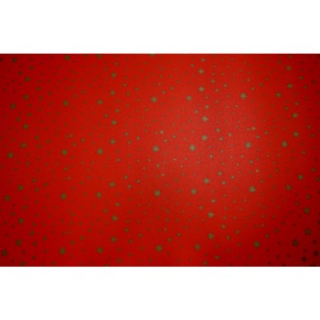 ΧΑΡΤΟΝΙΑ 50Χ70 ΑΣΤΕΡΙΑ ΚΟΚΚΙΝΟ 250 gr (χρυσά αστέρια)