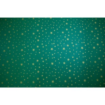 ΧΑΡΤΟΝΙΑ 50Χ70 ΑΣΤΕΡΙΑ ΠΡΑΣΙΝΟ 250 gr (χρυσά αστέρια)
