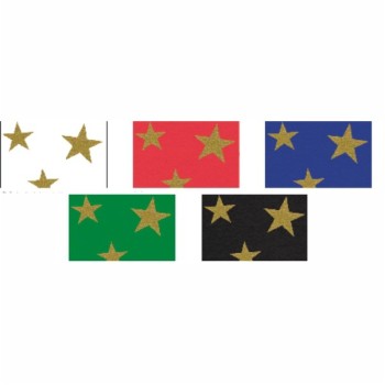 ΧΑΡΤΟΝΙΑ 50Χ70 ΑΣΤΕΡΙΑ 250 gr (ασορτί 5 χρώματα)