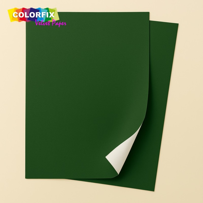 ΧΑΡΤΙ ΒΕΛΟΥΤΕ COLORFIX ΦΥΛΛΑ 60cm x 90cm ΠΡΑΣΙΝΟ