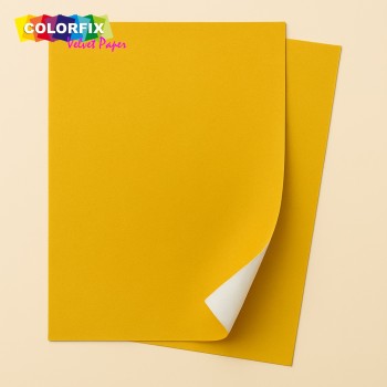 ΧΑΡΤΙ ΒΕΛΟΥΤΕ COLORFIX ΦΥΛΛΑ 60cm x 90cm ΚΙΤΡΙΝΟ