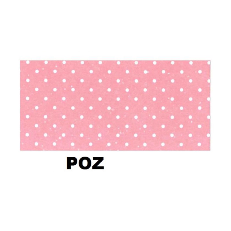 ΧΑΡΤΟΝΙΑ ΜΙΝΙ ΠΟΥΑ 50Χ70 250 gr ΡΟΖ -ΛΕΥΚΟ ΠΟΥΑ