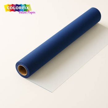 ΧΑΡΤΙ ΒΕΛΟΥΤΕ COLORFIX ΡΟΛΟ 70cm x 10m ΜΠΛΕ ΣΚΟΥΡΟ