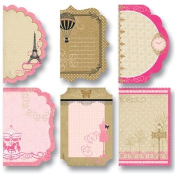 ΧΑΡΤΑΚΙΑ FOLIA ΣΧΕΔΙΑ ΚΟΦΤΑ ΔΙΑΚΟΣΜΗΤΙΚΑ PARIS ΣΕΤ 18τεμ.(3τεμ.χ6 σχέδια)