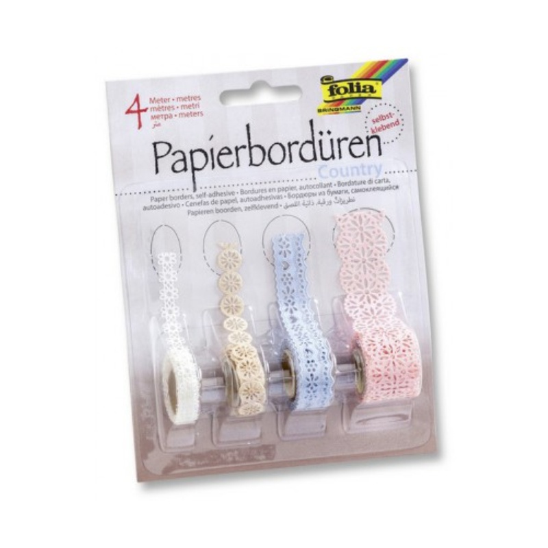 ΔΑΝΤΕΛΑ FOLIA  ΣΕΤ 4τεμ. (4 χρώματα χ 1m)