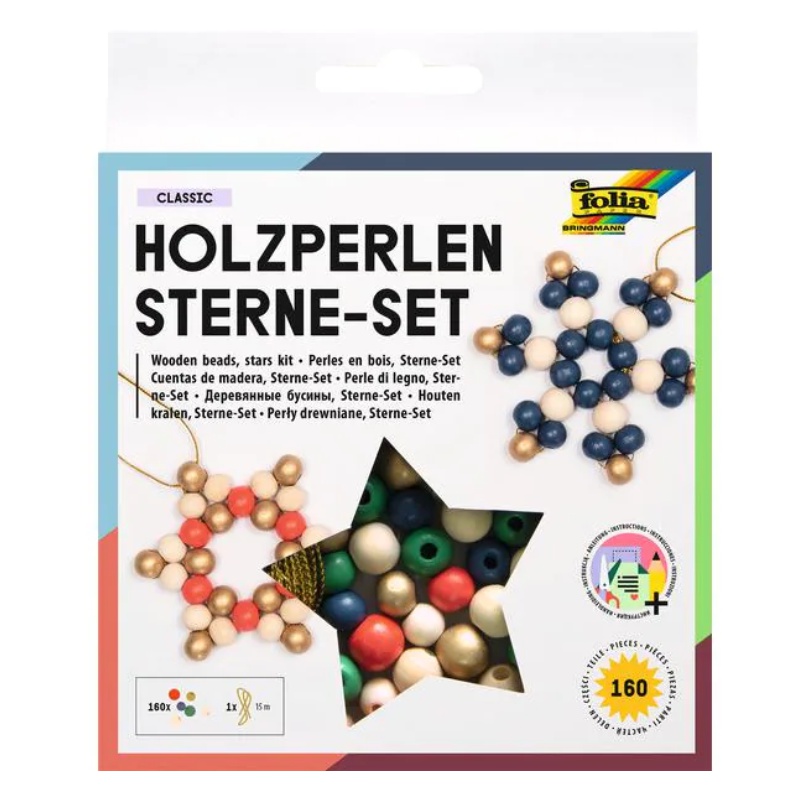 ΧΑΝΤΡΕΣ FOLIA ΧΡΩΜΑΤ. ΑΣΤΕΡΙ ΑΣΟΡΤΙ ΣΕΤ 161τεμ.