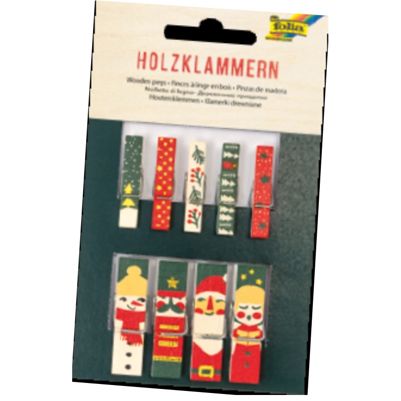 ΜΑΝΤΑΛΑΚΙΑ ΞΥΛΙΝΑ ΣΧΕΔΙΑ ΧΡΙΣΤΟΥΓΕΝΝΩΝ ΣΕΤ 9τεμ. (Ασορτί 2 μεγέθη)