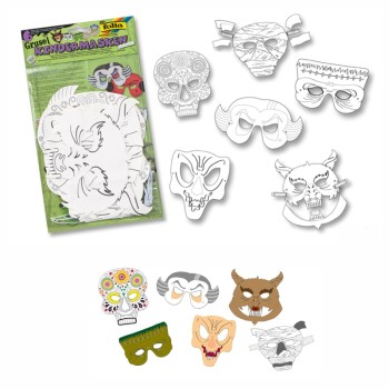 ΜΑΣΚΕΣ FOLIA ΧΑΡΤΙΝΕΣ KINDER ΑΣΟΡΤΙ ΣΕΤ 6τεμ.