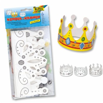 ΧΑΡΤΟΝΙΑ FOLIA ΚΟΡΩΝΕΣ ΑΣΟΡΤΙ ΣΕΤ 6τεμ.