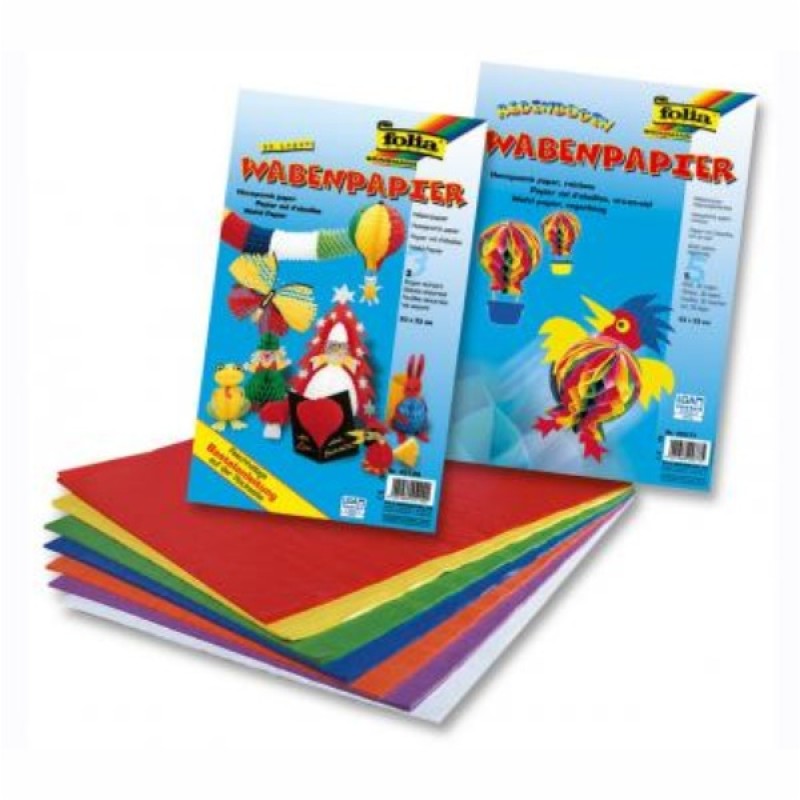 ΧΑΡΤΙ FOLIA  ΚΥΨΕΛΩΤΟ ΜΟΝΟΧΡΩΜΟ 33χ40 5Φ