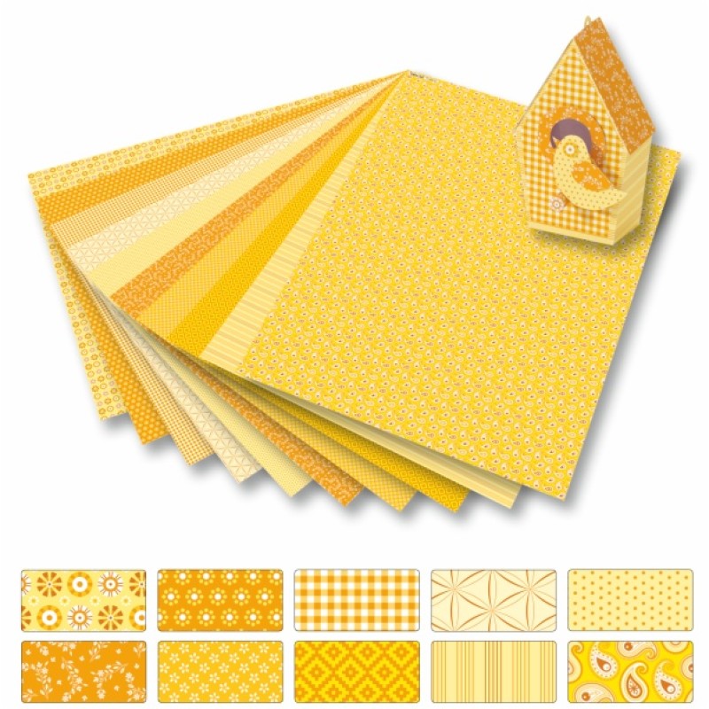 ΦΩΤΟΚΑΡΤΟΝ FOLIA 50x70 270gr ΚΙΤΡΙΝΕΣ ΑΠΟΧΡ. ΑΣΟΡΤΙ ΣΕΤ 10τεμ.