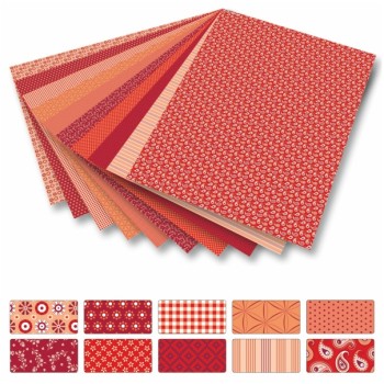 ΦΩΤΟΚΑΡΤΟΝ FOLIA 50x70 270gr ΚΟΚΚΙΝΕΣ ΑΠΟΧΡ. ΑΣΟΡΤΙ ΣΕΤ 10τεμ.