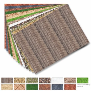 ΦΩΤΟΚΑΡΤΟΝ FOLIA 50x70 270gr NATURAL ΑΣΟΡΤΙ ΣΕΤ 13τεμ.