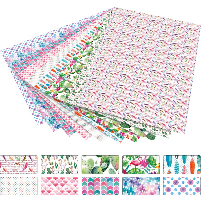 ΦΩΤΟΚΑΡΤΟΝ FOLIA 50x70 270gr ΣΧΕΔΙΑ ΑΣΟΡΤΙ ΣΕΤ 10τεμ.