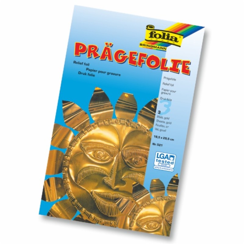 ΦΥΛΛΑ ΧΡΥΣΟΥ FOLIA 18,5Χ29cm ΣΕΤ 3τεμ.