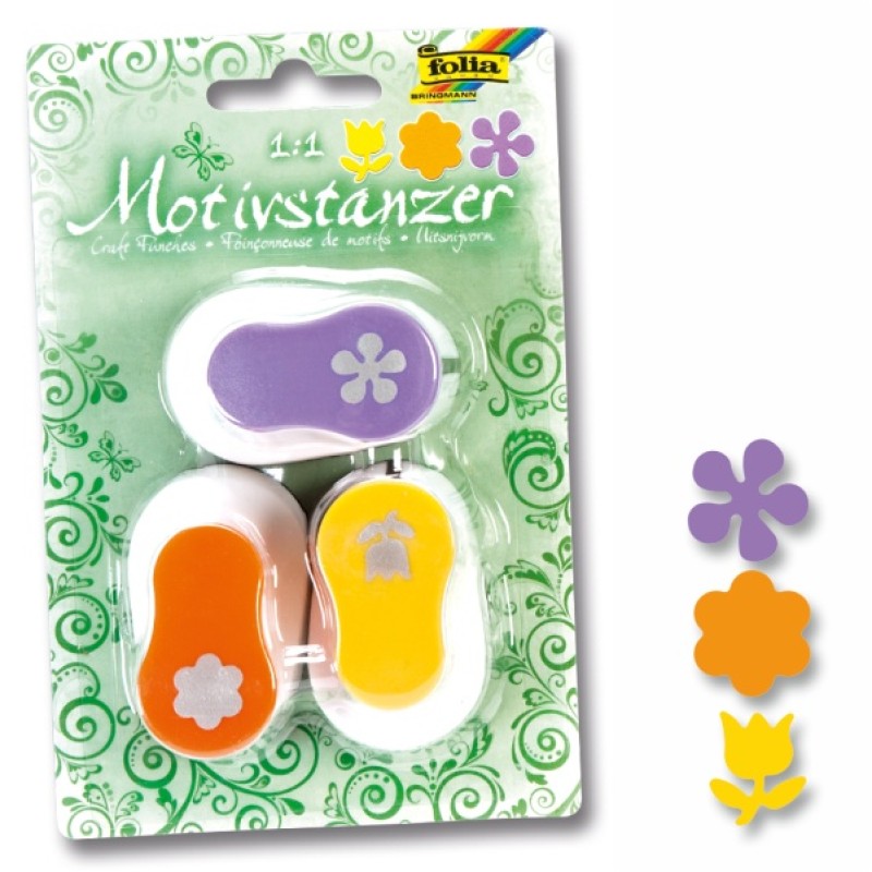 ΠΕΡΦΟΡΑΤΕΡ FOLIA ΣΧΕΔΙΑ ΣΕΤ 3τεμ. (μαργαρίτα-λουλούδι-τουλίπα)