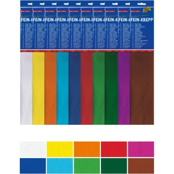 ΧΑΡΤΙ ΑΜΠΑΖΟΥΡ (ΓΚΟΦΡΕ) FOLIA ΑΠΛΟ ΑΣΟΡΤΙ πακέτο 10τεμ.