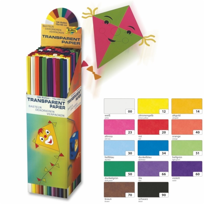 ΧΑΡΤΙ FOLIA ΧΑΡΤΑΕΤΟΥ 42gr ΡΟΛΛΟ 70χ100cm