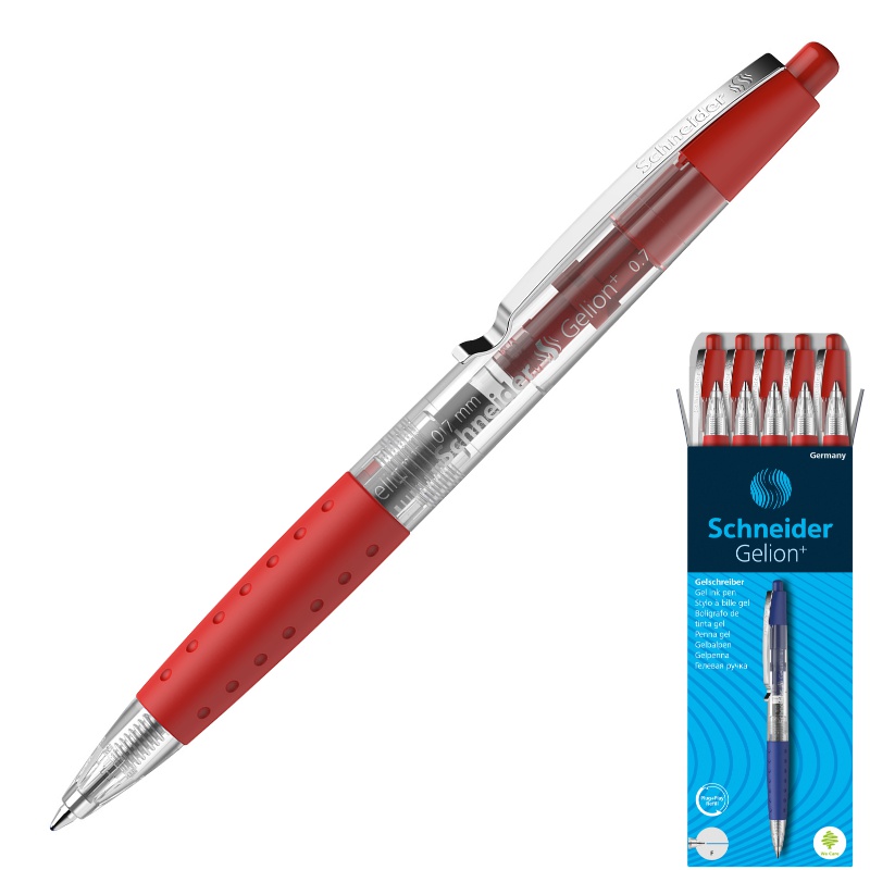 ΣΤΥΛΟ SCHNEIDER GELION+  0.7 ΚΟΚΚΙΝΟ