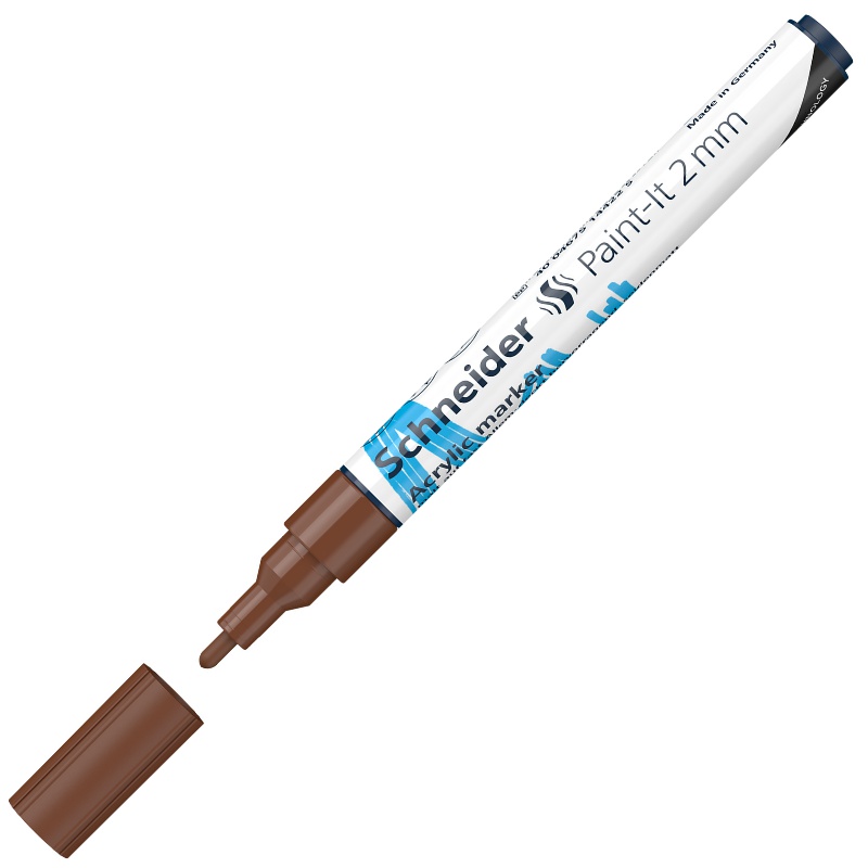 ΜΑΡΚΑΔΟΡΟΙ SCHNEIDER PAINT-IT 310 (2mm) ΚΑΦΕ