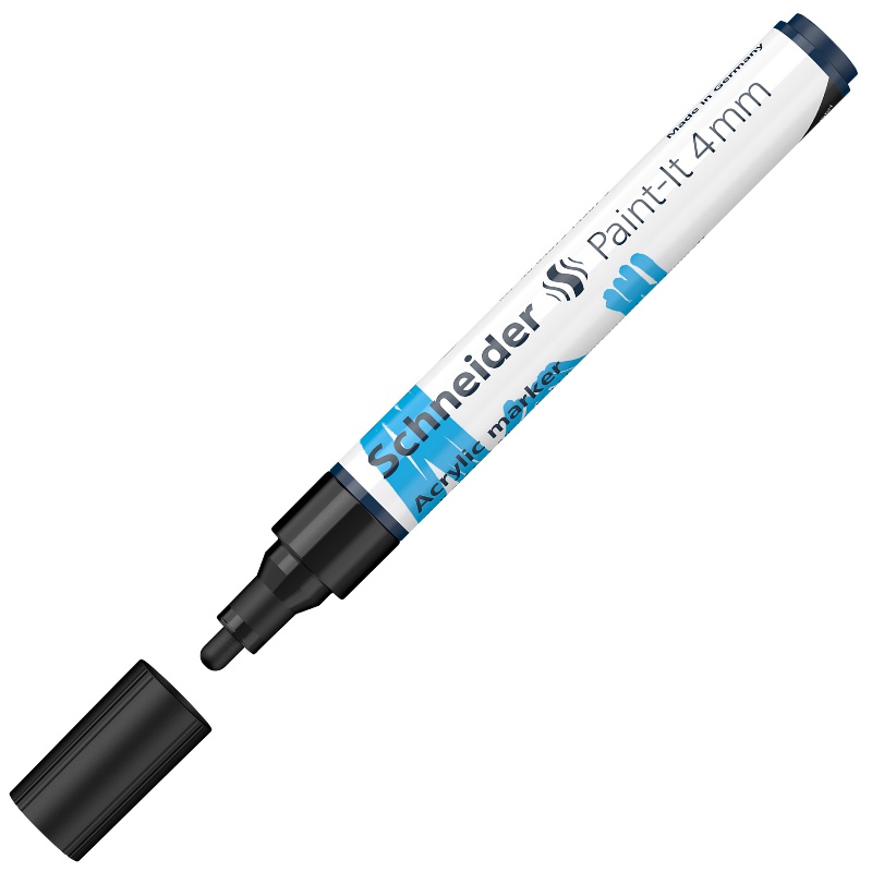 ΜΑΡΚΑΔΟΡΟΙ SCHNEIDER PAINT-IT 320 (4mm) ΜΑΥΡΟ