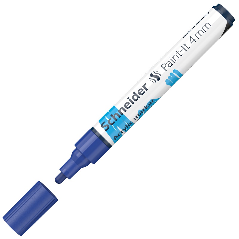 ΜΑΡΚΑΔΟΡΟΙ SCHNEIDER PAINT-IT 320 (4mm) ΜΠΛΕ