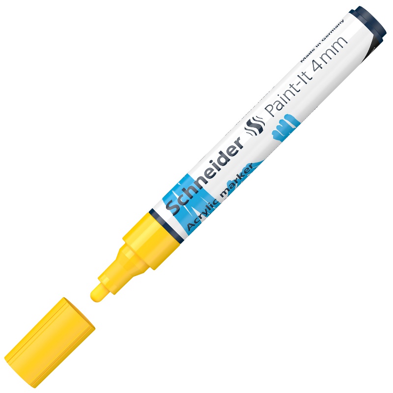 ΜΑΡΚΑΔΟΡΟΙ SCHNEIDER PAINT-IT 320 (4mm) ΚΙΤΡΙΝΟ