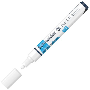 ΜΑΡΚΑΔΟΡΟΙ SCHNEIDER PAINT-IT 320 (4mm) ΛΕΥΚΟ