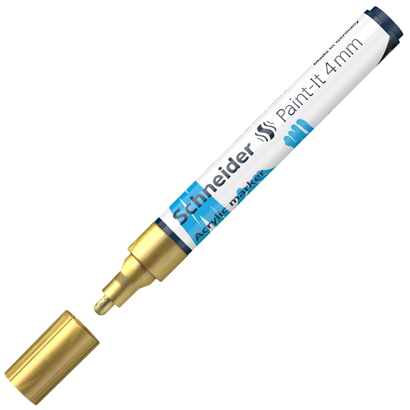 ΜΑΡΚΑΔΟΡΟΙ SCHNEIDER PAINT-IT 320 (4mm) ΧΡΥΣΟ