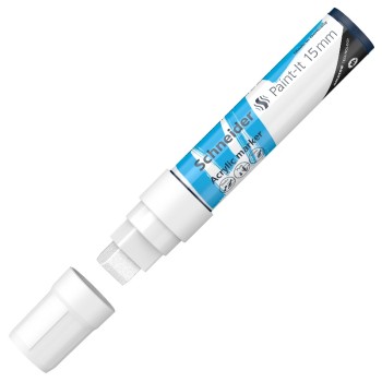 ΜΑΡΚΑΔΟΡΟΙ SCHNEIDER PAINT-IT 330 (15mm) ΛΕΥΚΟ