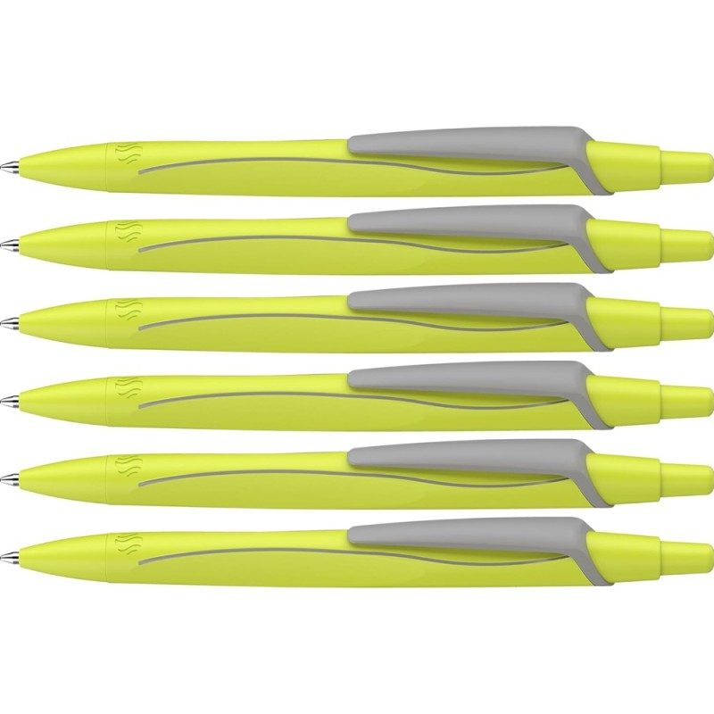 ΣΤΥΛΟ SCHNEIDER RECO ΑΥΤΟΜΑΤΟ neon yellow (μπλε χρώμα)