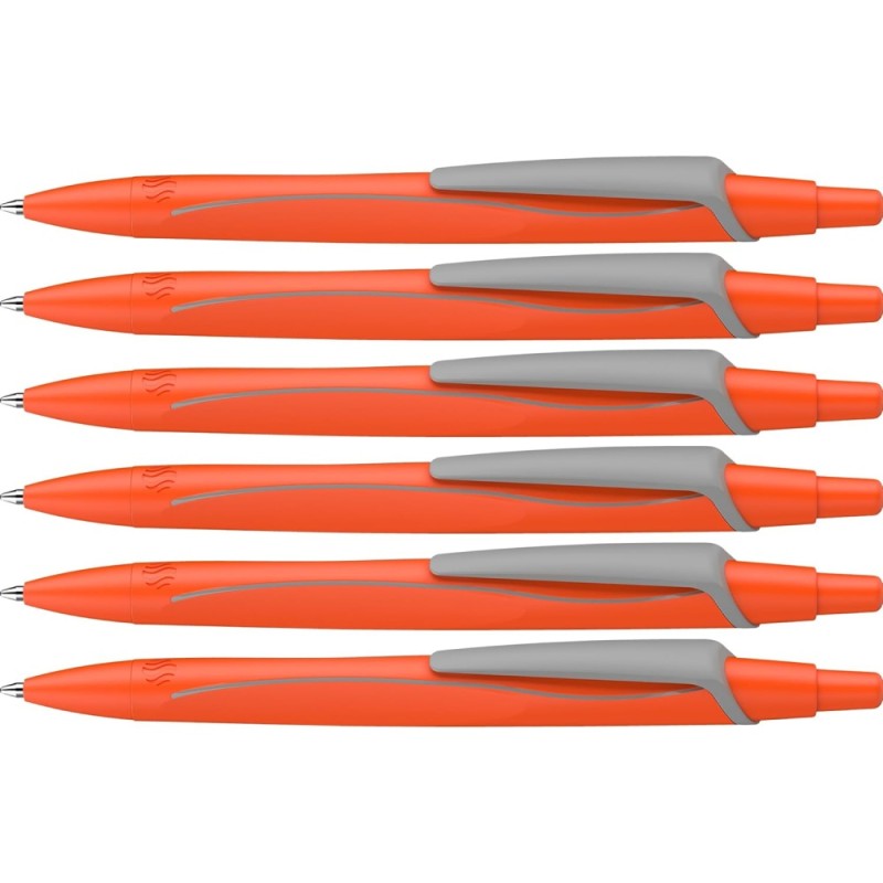 ΣΤΥΛΟ SCHNEIDER RECO ΑΥΤΟΜΑΤΟ neon orrange (μπλε χρώμα)