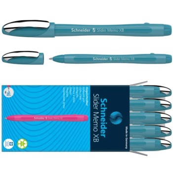 ΣΤΥΛΟ SCHNEIDER SLIDER ΜΕΜΟ ΧΒ ΜΠΛΕ (πετρόλ στέλεχος)