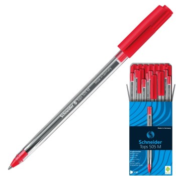 ΣΤΥΛΟ SCHNEIDER TOPS 505 M ΚΟΚΚΙΝΟ