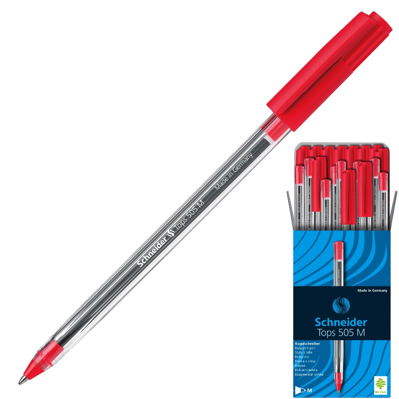 ΣΤΥΛΟ SCHNEIDER TOPS 505 M ΚΟΚΚΙΝΟ