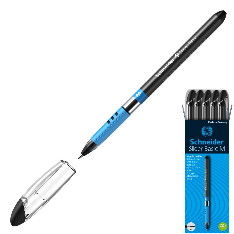 ΣΤΥΛΟ SCHNEIDER SLIDER BASIC M ΜΑΥΡΟ