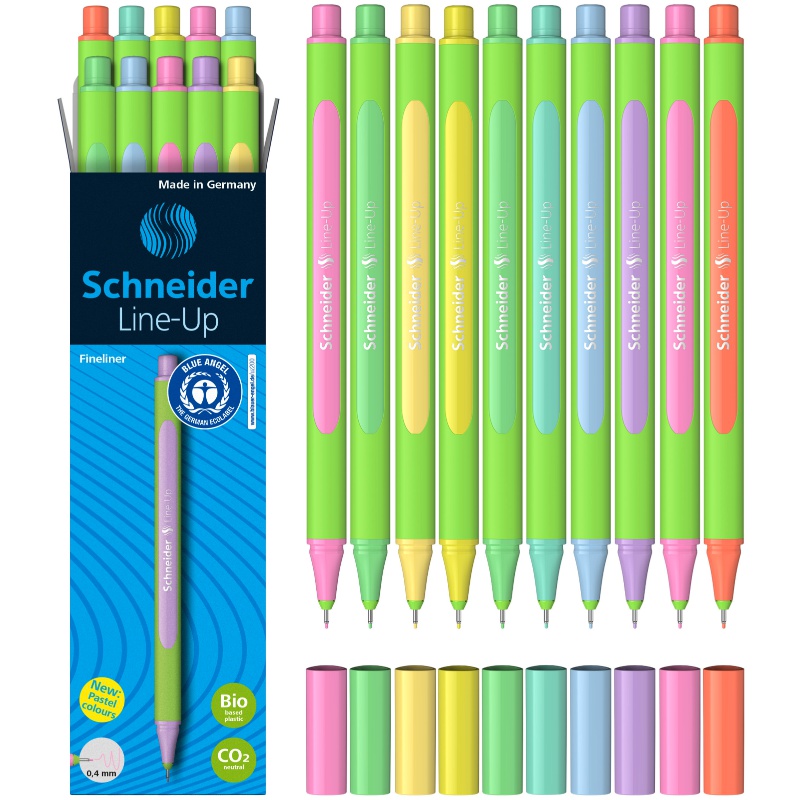ΜΑΡΚΑΔΟΡΟΙ SCHNEIDER LINE UP 0.4 ΣΕΤ 10τεμ. PASTEL