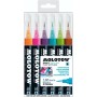 ΜΑΡΚΑΔΟΡΟΙ MOLOTOW AQUA TWIN SOFT BRUSH (σετ 6 τεμ.)