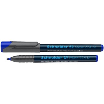 ΜΑΡΚΑΔΟΡΟΙ SCHNEIDER ΔΙΑΦΑΝΕΙΩΝ 1.0mm Μ MAXX 224 PERMANENT ΜΠΛΕ