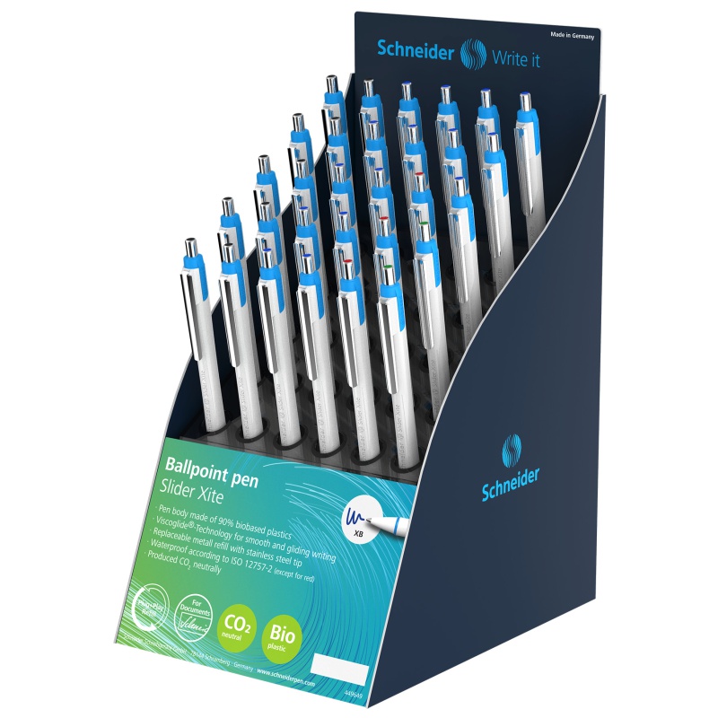 ΒΙΤΡΙΝΑ ΣΤΥΛΟ SCHNEIDER SLIDER XITE (stand 30τεμ.)