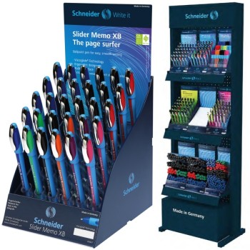 ΒΙΤΡΙΝΑ RACK ΣΤΥΛΟ SCHNEIDER SLIDER MEMO XB (stand 30τεμ.)