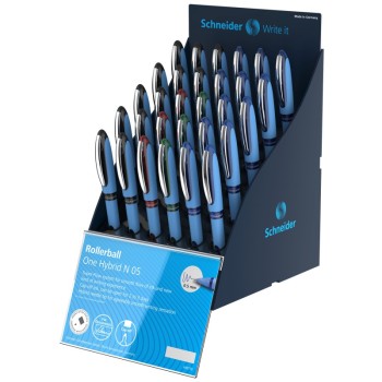 ΒΙΤΡΙΝΑ RACK ΣΤΥΛΟ SCHNEIDER ROLLER POINT ONE HYBRID N 0.5 (stand 30τεμ.)